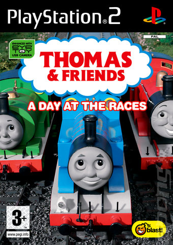 Thomas and Friends: A Day at the Races - PS2 Cover & Box Art