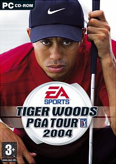 Tiger Woods PGA Tour 2004 - PC Cover & Box Art