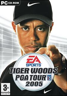 Tiger Woods PGA Tour 2005 - PC Cover & Box Art