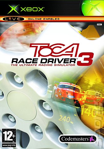 TOCA Race Driver 3 - Xbox Cover & Box Art