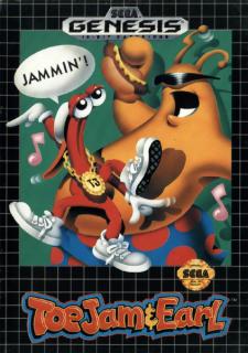 Toe Jam and Earl - Sega Megadrive Cover & Box Art