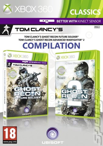 Tom Clancy's Ghost Recon Future Soldier & Ghost Recon Advanced Warfighter 2 - Xbox 360 Cover & Box Art