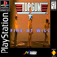 Top Gun: Fire At Will! - PlayStation Cover & Box Art