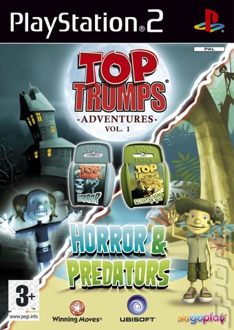Top Trumps: Horror & Predators - PS2 Cover & Box Art