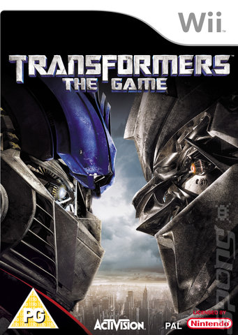 Transformers: The Game - Wii Cover & Box Art