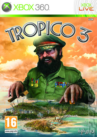 Tropico 3 - Xbox 360 Cover & Box Art