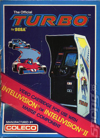 Turbo - Intellivision Cover & Box Art