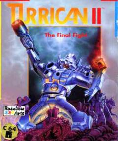 Turrican 2 - C64 Cover & Box Art