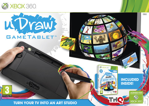 uDraw Studio: Instant Artist - Xbox 360 Cover & Box Art