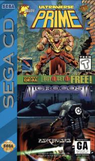 Ultraverse Prime / Microcosm - Sega MegaCD Cover & Box Art