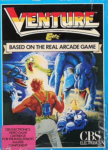 Venture - Intellivision Cover & Box Art