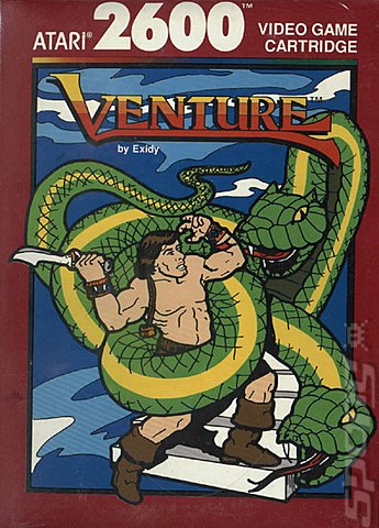 Venture - Atari 2600/VCS Cover & Box Art