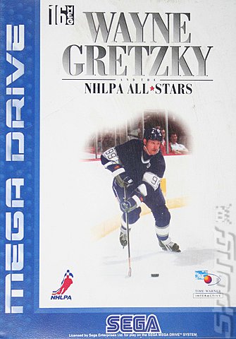 Wayne Gretzky and the NHLPA All-Stars - Sega Megadrive Cover & Box Art