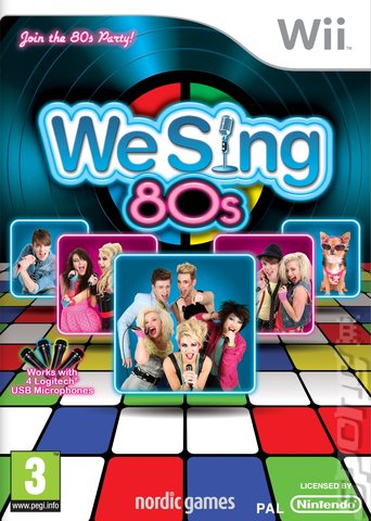 We Sing 80s - Wii Cover & Box Art