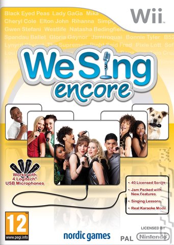 We Sing: Encore - Wii Cover & Box Art