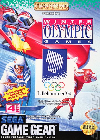 Winter Olympic Games - Game Gear Cover & Box Art