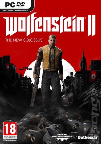 Wolfenstein II: The New Colossus - PC Cover & Box Art