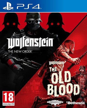 Wolfenstein: The New Order and Wolfenstein: The Old Blood Double Pack - PS4 Cover & Box Art