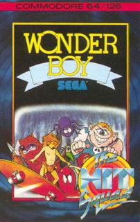 Wonderboy - C64 Cover & Box Art