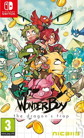 Wonder Boy: The Dragon's Trap - Switch Cover & Box Art