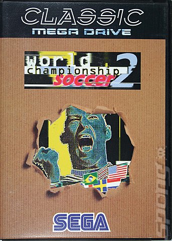 World Championship Soccer 2 - Sega Megadrive Cover & Box Art