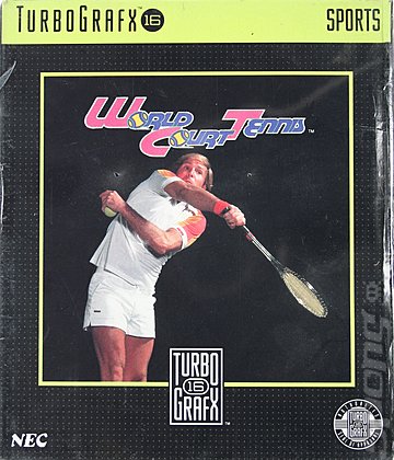 World Court Tennis - NEC PC Engine Cover & Box Art