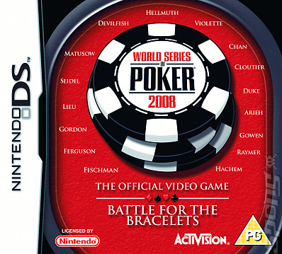 World Series of Poker 2008: Battle for the Bracelets - DS/DSi Cover & Box Art