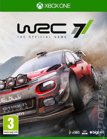 WRC 7: The Official Game - Xbox One Cover & Box Art