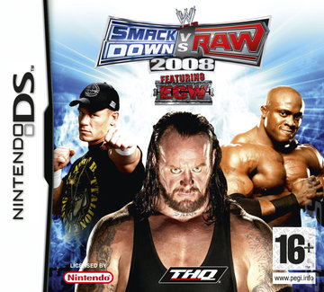 WWE Smackdown! Vs. RAW 2008 - DS/DSi Cover & Box Art