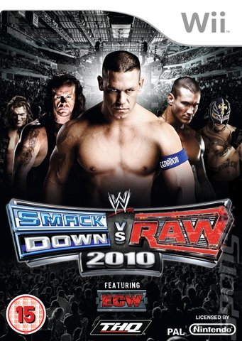 WWE SmackDown vs RAW 2010 - Wii Cover & Box Art