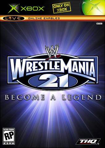 WWE Wrestlemania 21 - Xbox Cover & Box Art