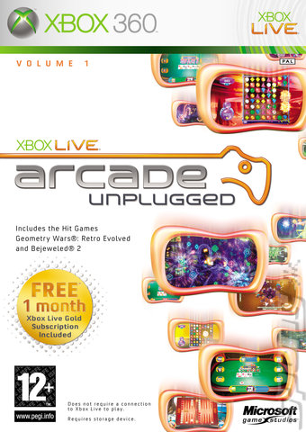Xbox Live: Arcade Unplugged - Xbox 360 Cover & Box Art