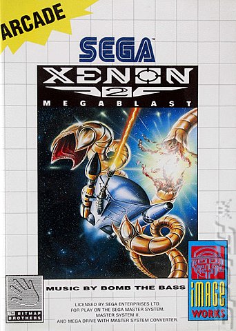 Xenon 2: Megablast - Sega Master System Cover & Box Art