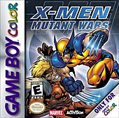 X-Men: Mutant Wars - Game Boy Color Cover & Box Art