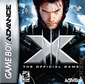 X-Men: The Official Game - GBA Cover & Box Art
