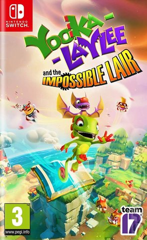Yooka-Laylee and the Impossible Lair - Switch Cover & Box Art