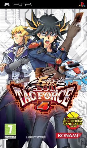 Yu-Gi-Oh! 5D�s Tag Force 4 - PSP Cover & Box Art