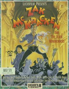 Zak Mckracken and the Alien Mindbenders - Amiga Cover & Box Art