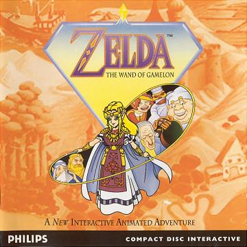 Zelda: The Wand of Gamelon - CDi Cover & Box Art