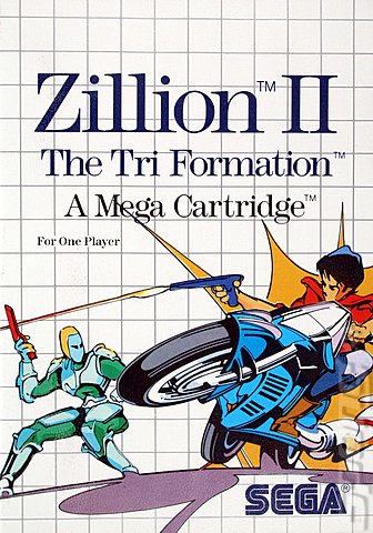 Zillion II: The Tri Formation - Sega Master System Cover & Box Art