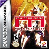 Zone Of The Enders: Fist of Mars - GBA Cover & Box Art