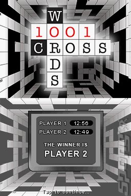 1001 Crosswords - DS/DSi Screen