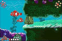 2 Games in 1: Monsters Inc + Finding Nemo - GBA Screen
