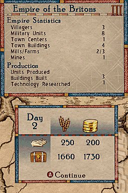 Age of Empires: The Age of Kings - DS/DSi Screen