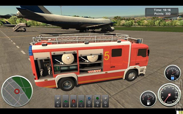 Airport Firefighter Simulator - PC Screen