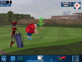 Amateur League Golf - PC Screen