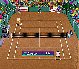 Andre Agassi Tennis - SNES Screen