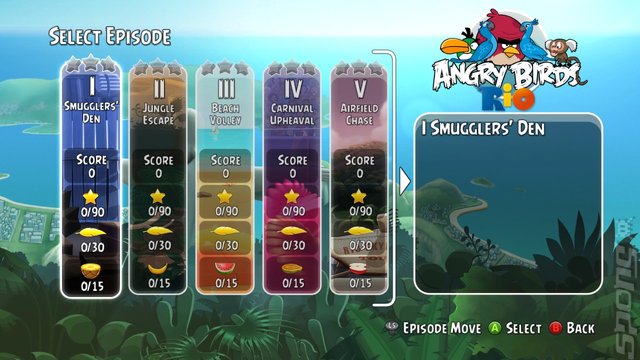 Angry Birds Trilogy - Xbox 360 Screen