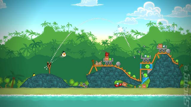 Angry Birds Trilogy - Wii U Screen