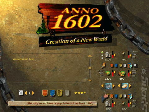 Anno 1602: Creation of a New World - PC Screen